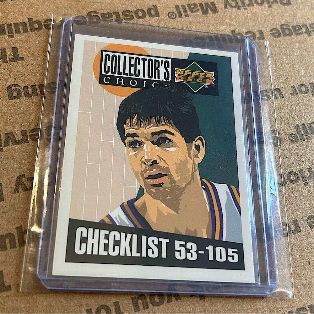 ‘94 Upper Deck Collector’s Choice Checklist Card
